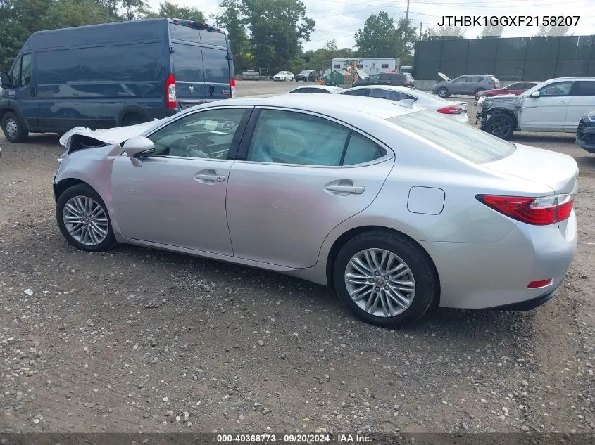 2015 Lexus Es 350 VIN: JTHBK1GGXF2158207 Lot: 40368773