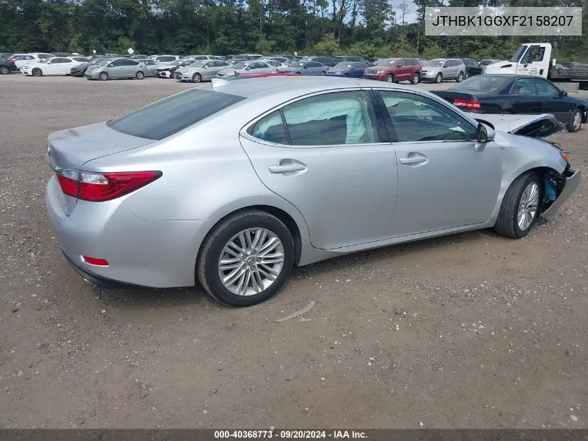 2015 Lexus Es 350 VIN: JTHBK1GGXF2158207 Lot: 40368773