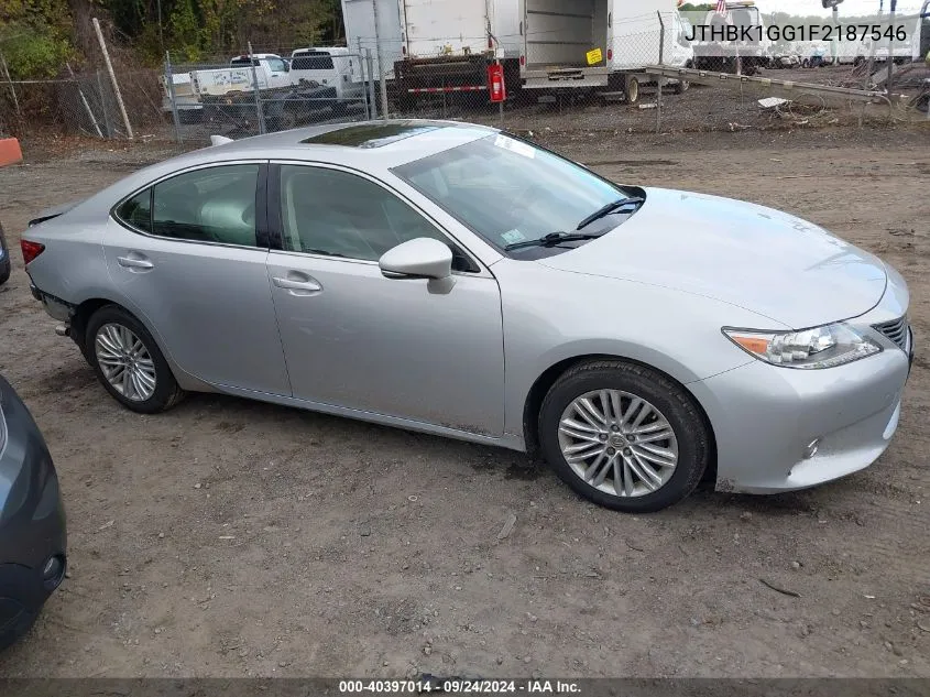 JTHBK1GG1F2187546 2015 Lexus Es 350