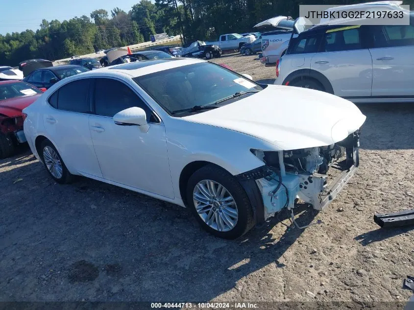 2015 Lexus Es 350 VIN: JTHBK1GG2F2197633 Lot: 40444713