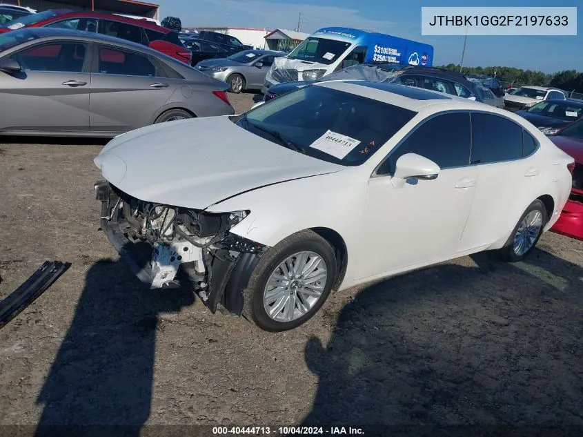 2015 Lexus Es 350 VIN: JTHBK1GG2F2197633 Lot: 40444713