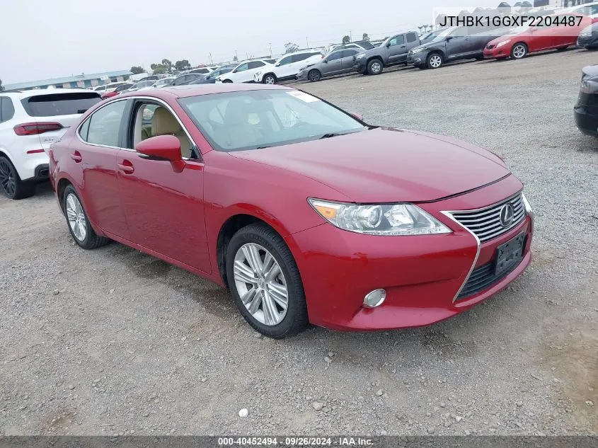 JTHBK1GGXF2204487 2015 Lexus Es 350 350