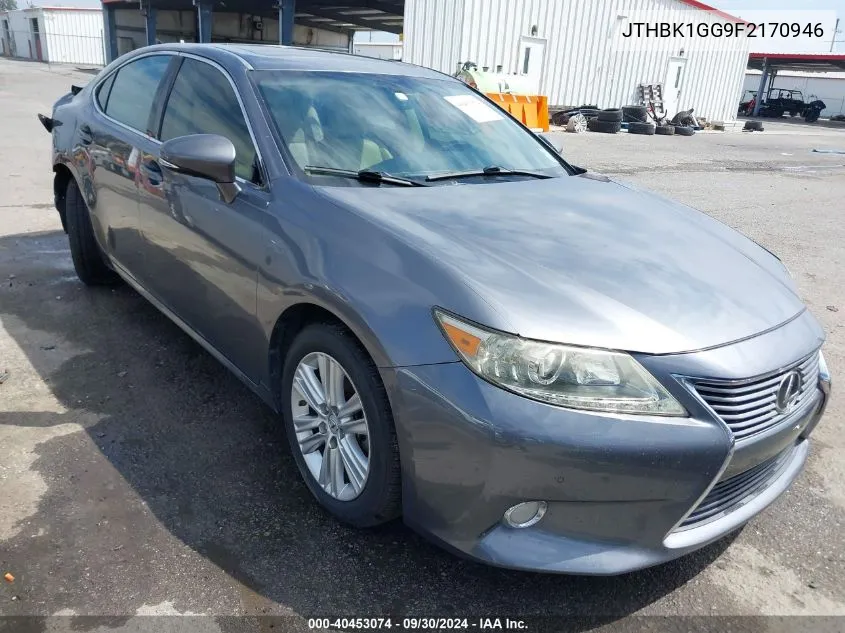 JTHBK1GG9F2170946 2015 Lexus Es 350