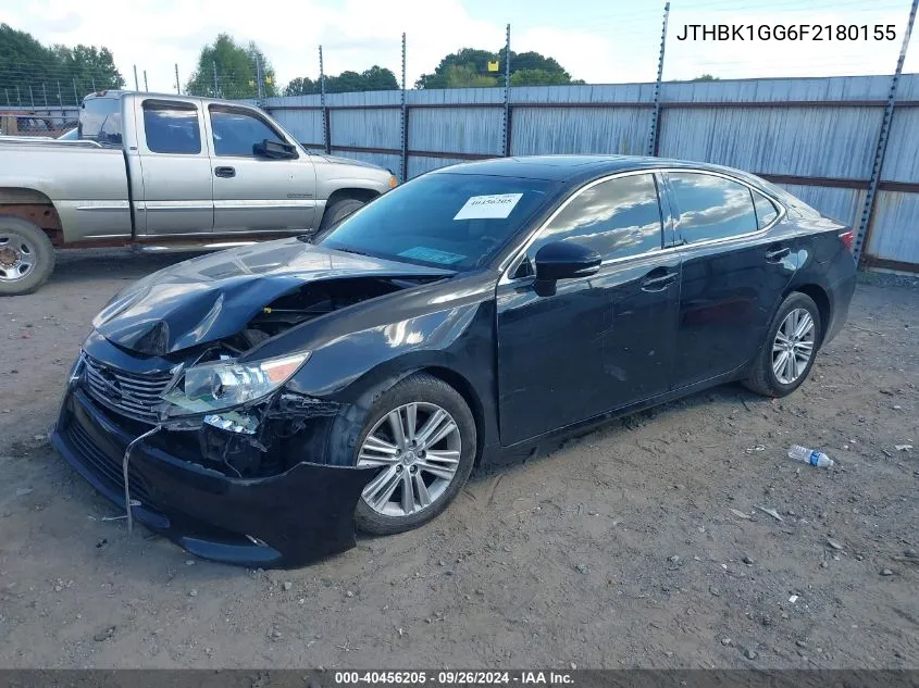 2015 Lexus Es 350 VIN: JTHBK1GG6F2180155 Lot: 40456205