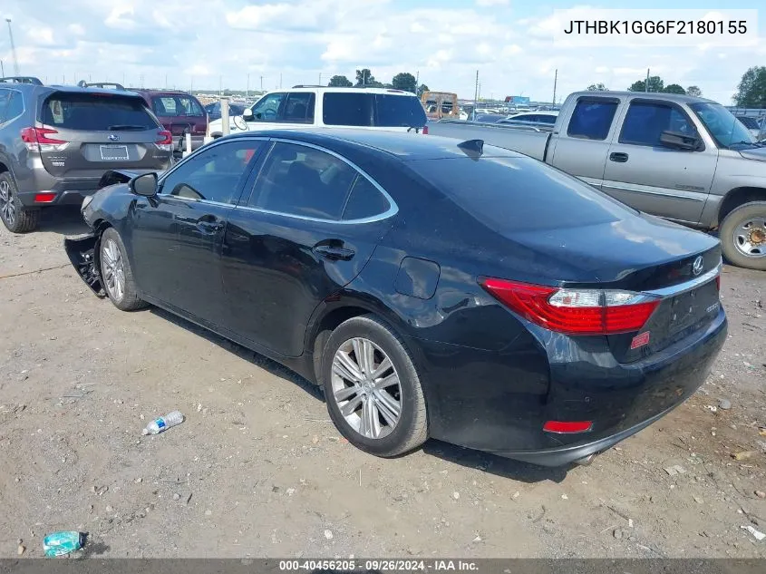 2015 Lexus Es 350 VIN: JTHBK1GG6F2180155 Lot: 40456205