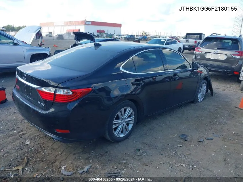 2015 Lexus Es 350 VIN: JTHBK1GG6F2180155 Lot: 40456205