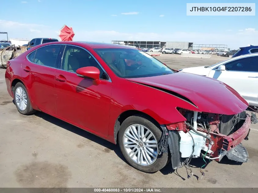 JTHBK1GG4F2207286 2015 Lexus Es 350