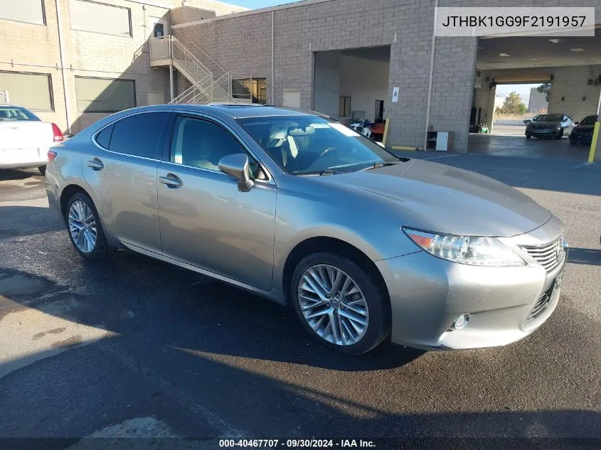 JTHBK1GG9F2191957 2015 Lexus Es 350