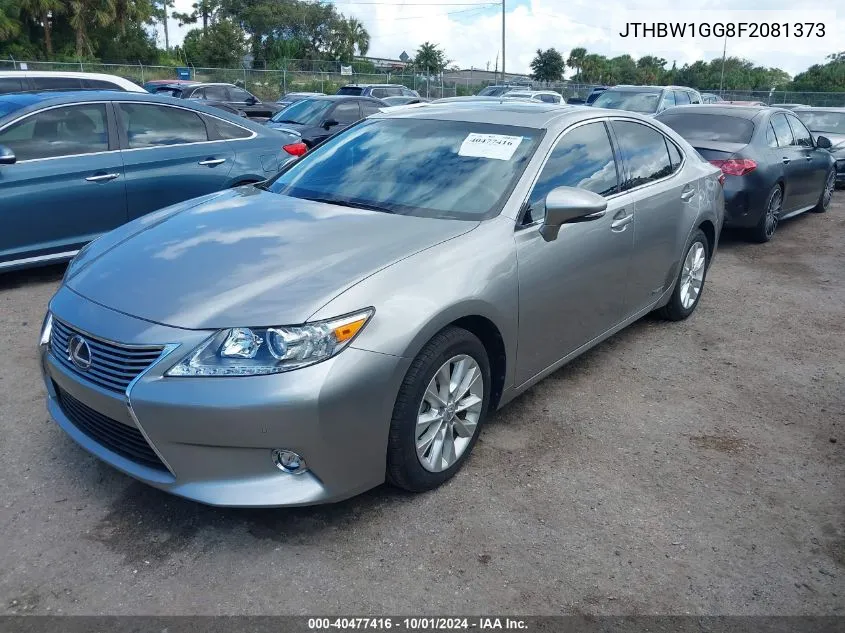 JTHBW1GG8F2081373 2015 Lexus Es 300H