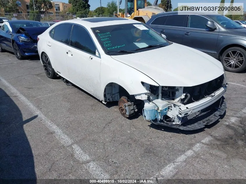 2015 Lexus Es 300H VIN: JTHBW1GG3F2090806 Lot: 40499915