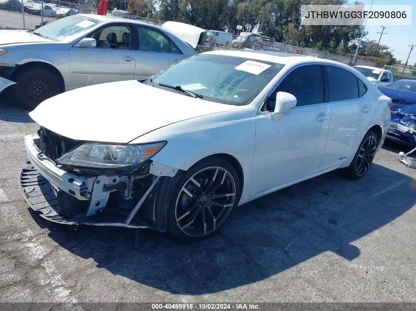 2015 Lexus Es 300H VIN: JTHBW1GG3F2090806 Lot: 40499915