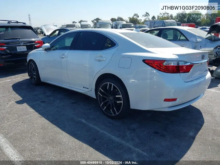 2015 Lexus Es 300H VIN: JTHBW1GG3F2090806 Lot: 40499915