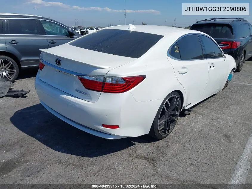 2015 Lexus Es 300H VIN: JTHBW1GG3F2090806 Lot: 40499915