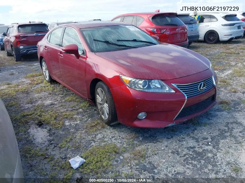 2015 Lexus Es 350 VIN: JTHBK1GG6F2197229 Lot: 40500250