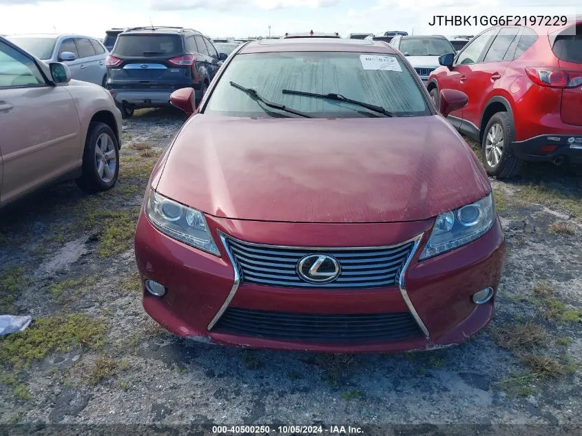 2015 Lexus Es 350 VIN: JTHBK1GG6F2197229 Lot: 40500250