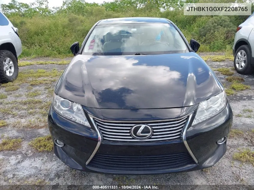 2015 Lexus Es 350 VIN: JTHBK1GGXF2208765 Lot: 40511331