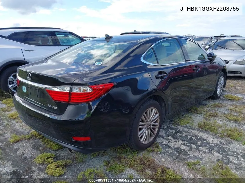 JTHBK1GGXF2208765 2015 Lexus Es 350