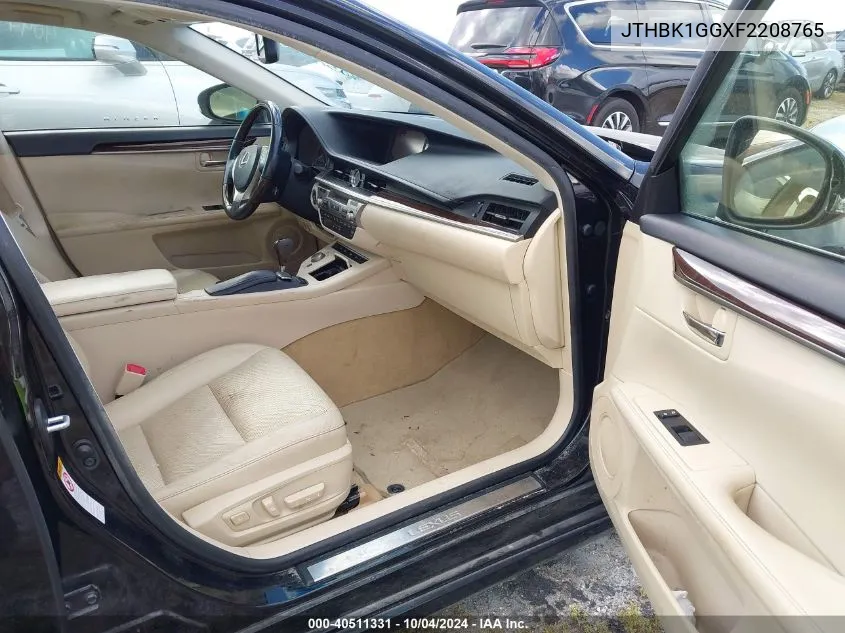 JTHBK1GGXF2208765 2015 Lexus Es 350