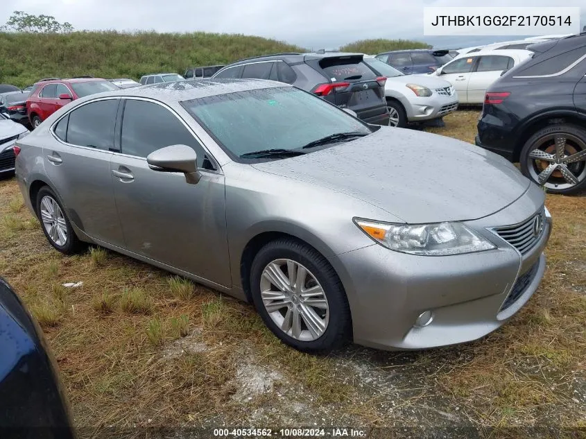 2015 Lexus Es 350 VIN: JTHBK1GG2F2170514 Lot: 40534562