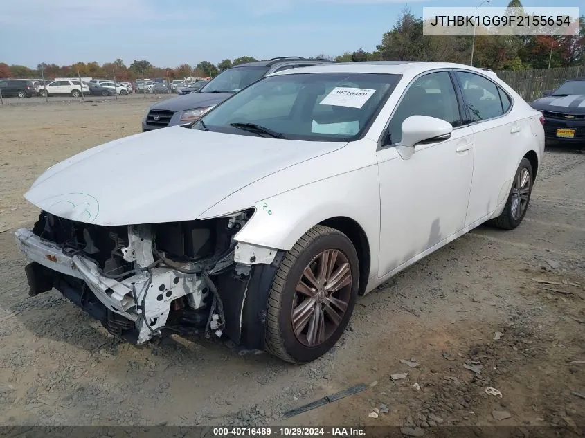 2015 Lexus Es 350 VIN: JTHBK1GG9F2155654 Lot: 40716489