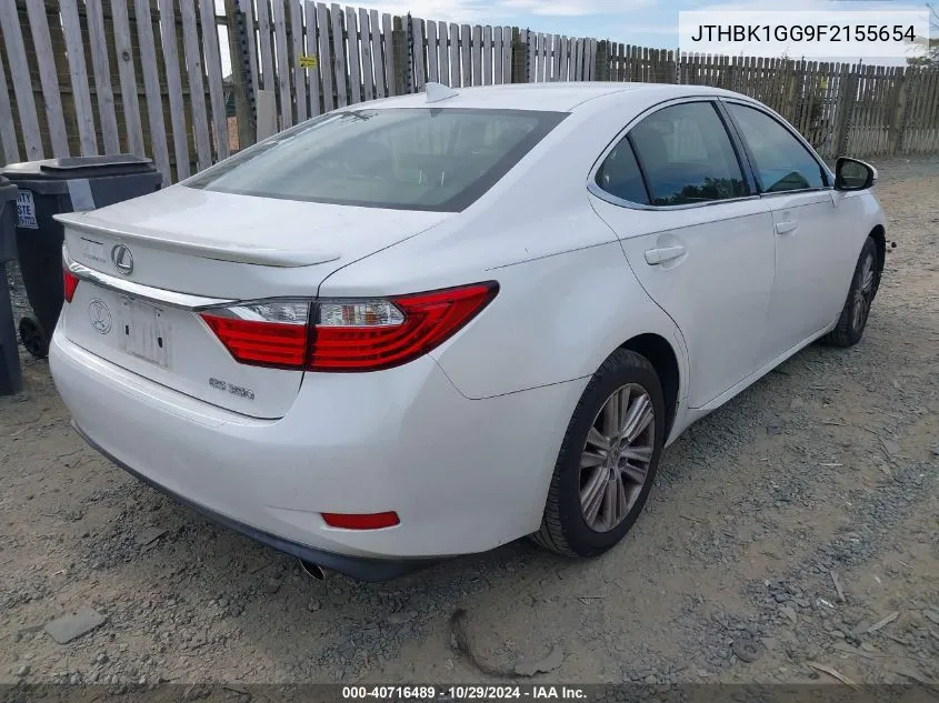 2015 Lexus Es 350 VIN: JTHBK1GG9F2155654 Lot: 40716489