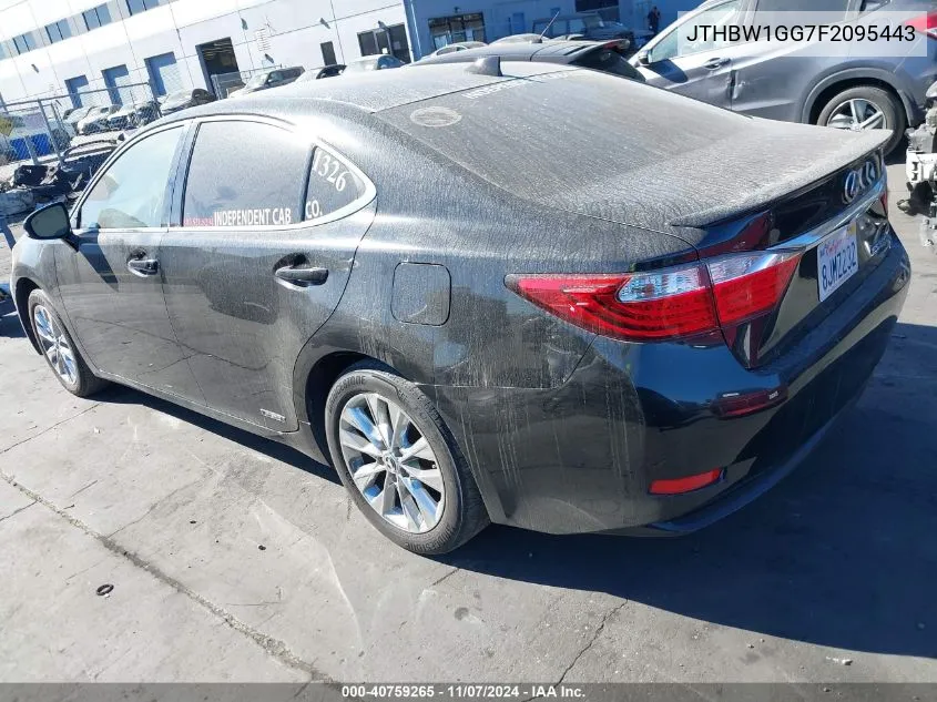 JTHBW1GG7F2095443 2015 Lexus Es 300H