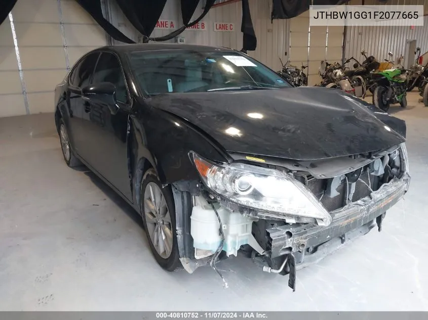 2015 Lexus Es 300H VIN: JTHBW1GG1F2077665 Lot: 40810752