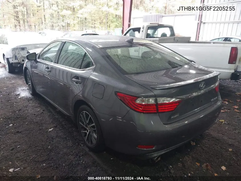 2015 Lexus Es 350 350 VIN: JTHBK1GG5F2205255 Lot: 40818793