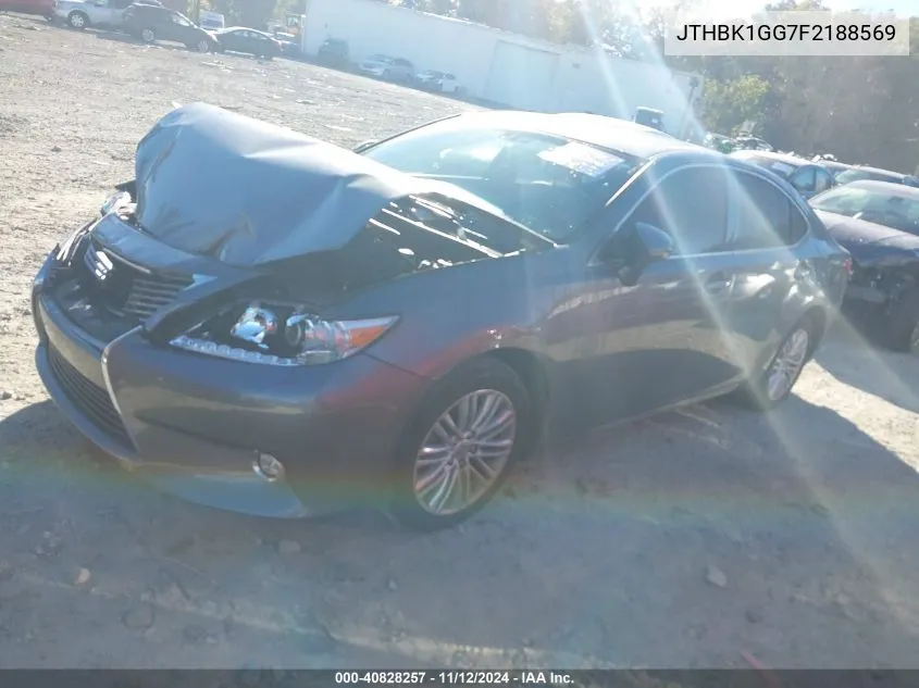 2015 Lexus Es 350 VIN: JTHBK1GG7F2188569 Lot: 40828257