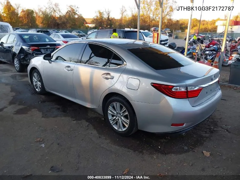 2015 Lexus Es 350 VIN: JTHBK1GG3F2172787 Lot: 40833899