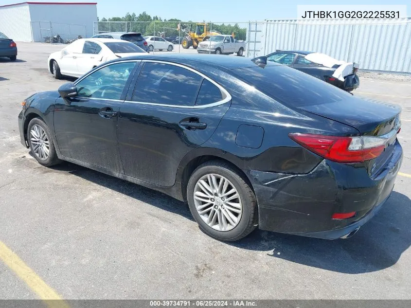 JTHBK1GG2G2225531 2016 Lexus Es 350