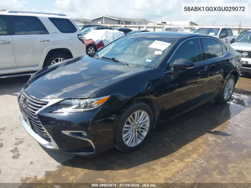 58ABK1GGXGU029072 2016 Lexus Es 350