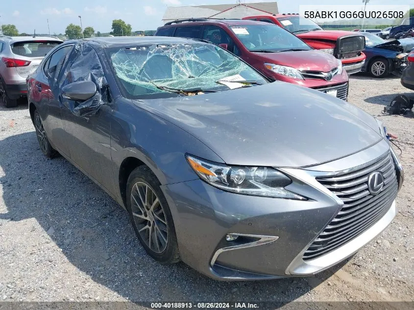 58ABK1GG6GU026508 2016 Lexus Es 350