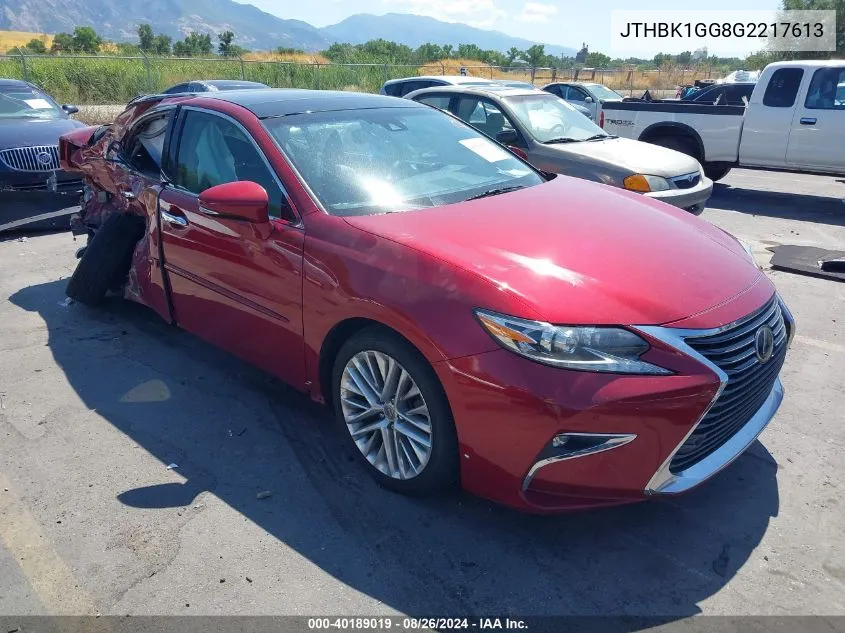 2016 Lexus Es 350 VIN: JTHBK1GG8G2217613 Lot: 40189019