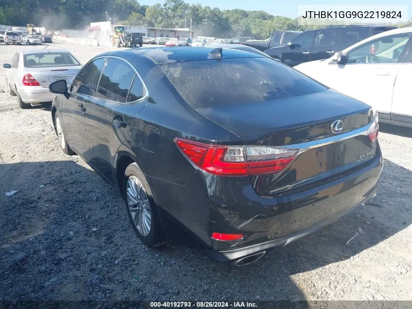 JTHBK1GG9G2219824 2016 Lexus Es 350