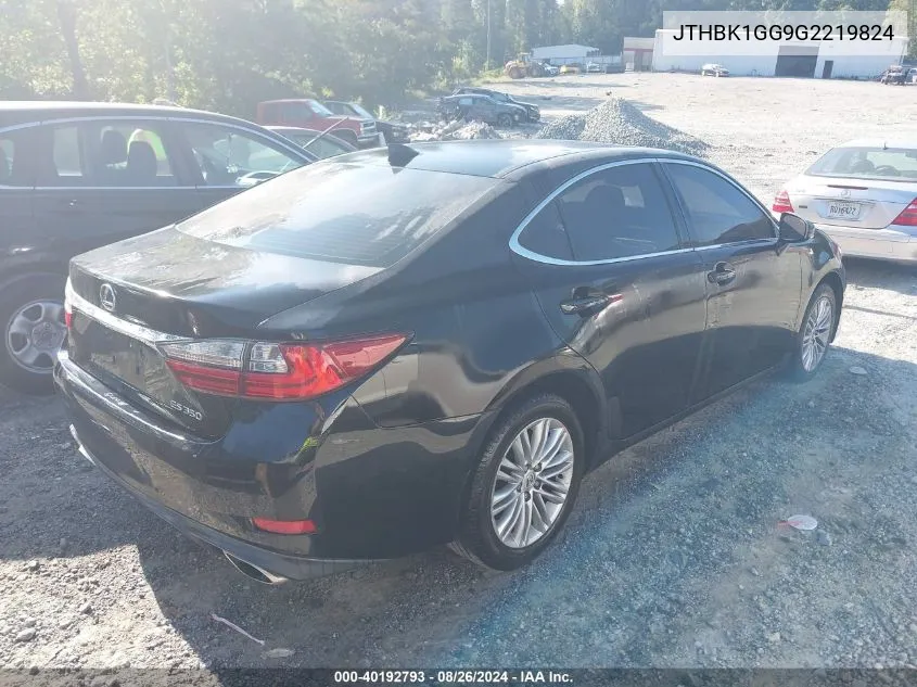 JTHBK1GG9G2219824 2016 Lexus Es 350