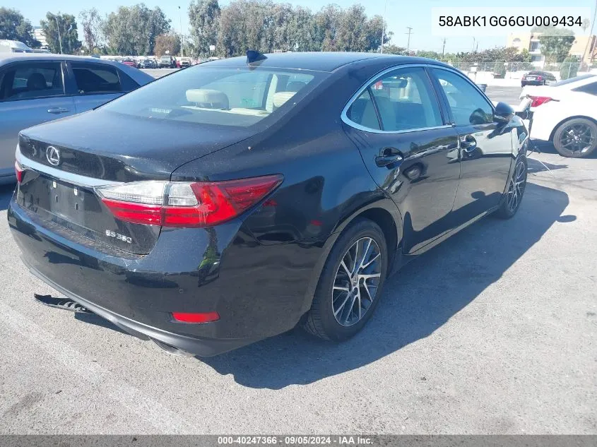 58ABK1GG6GU009434 2016 Lexus Es 350