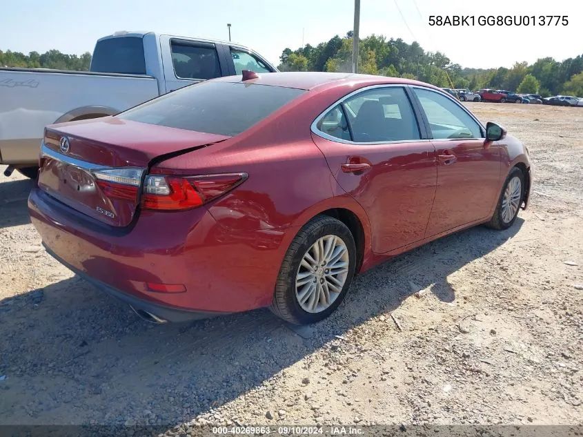 2016 Lexus Es 350 350 VIN: 58ABK1GG8GU013775 Lot: 40269863