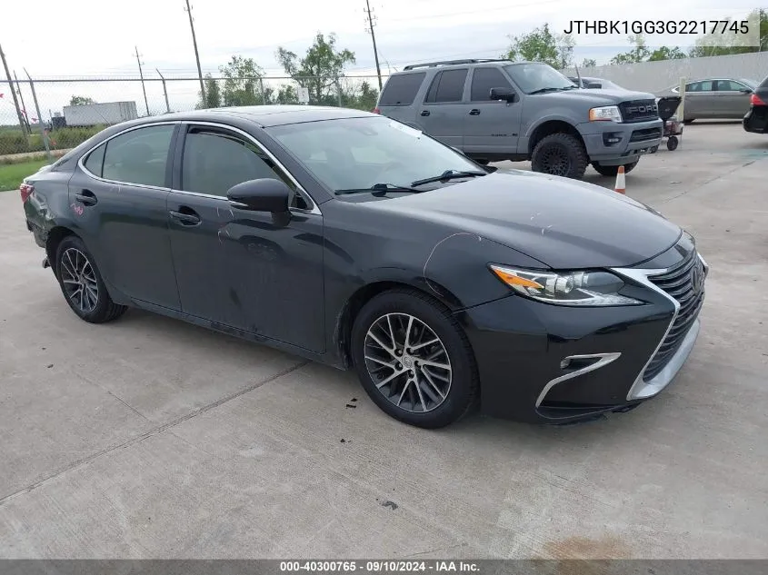 JTHBK1GG3G2217745 2016 Lexus Es 350 350