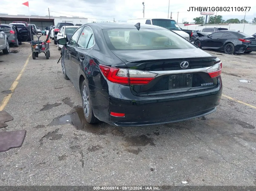 2016 Lexus Es 300H VIN: JTHBW1GG8G2110677 Lot: 40305974