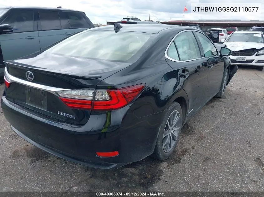 JTHBW1GG8G2110677 2016 Lexus Es 300H