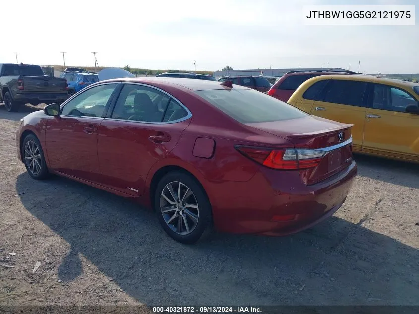 JTHBW1GG5G2121975 2016 Lexus Es 300H