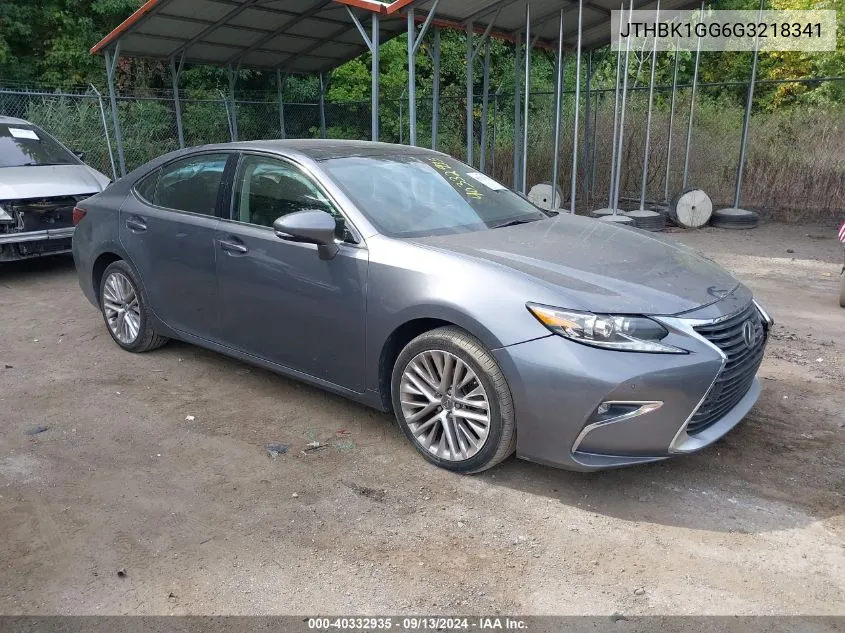 2016 Lexus Es 350 350 VIN: JTHBK1GG6G3218341 Lot: 40332935