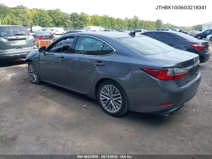 2016 Lexus Es 350 350 VIN: JTHBK1GG6G3218341 Lot: 40332935