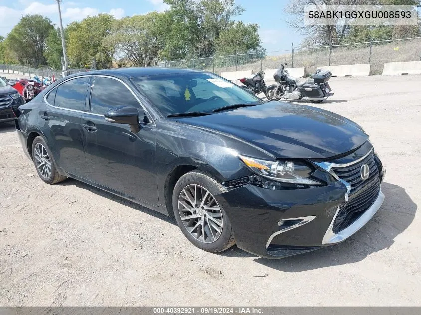 58ABK1GGXGU008593 2016 Lexus Es 350