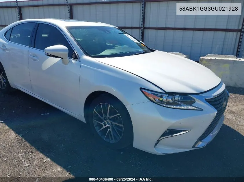 58ABK1GG3GU021928 2016 Lexus Es 350