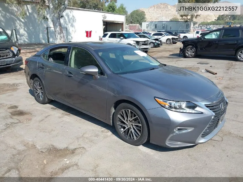 JTHBK1GGXG2212557 2016 Lexus Es 350