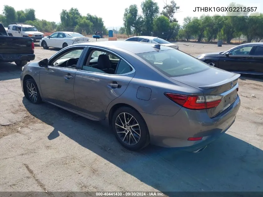 JTHBK1GGXG2212557 2016 Lexus Es 350