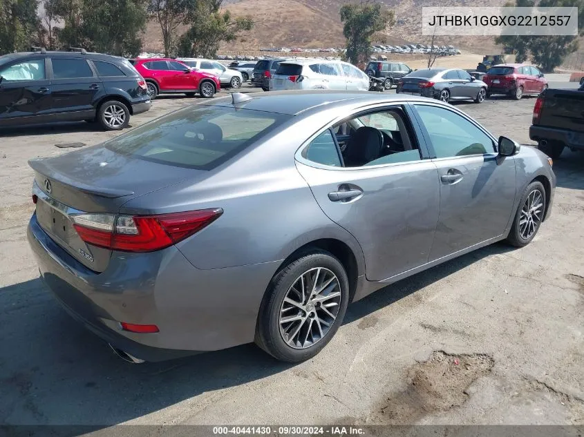 JTHBK1GGXG2212557 2016 Lexus Es 350