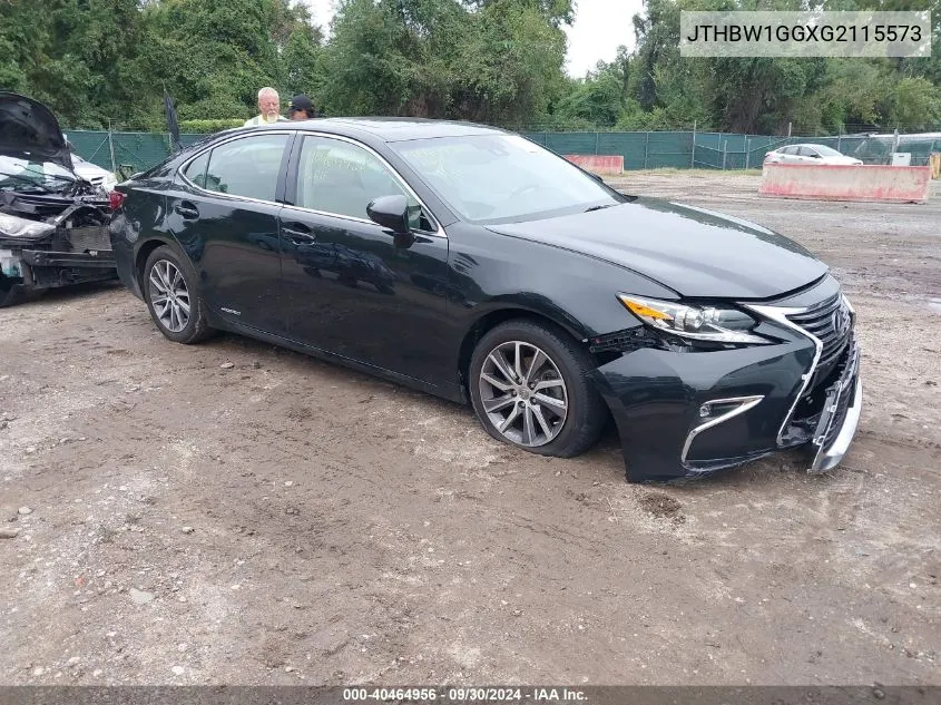 2016 Lexus Es 300H VIN: JTHBW1GGXG2115573 Lot: 40464956